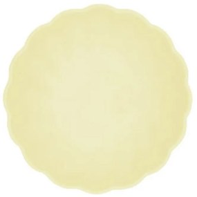 Colorat Vert Decor Farfurie adâncă galbenă, set de 6, 14,8 cm