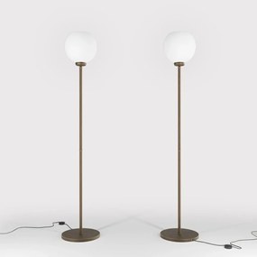 Lampadar, Lampa de podea din alama Globe