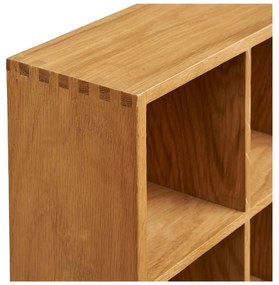 Raft în culoare naturală etajat cu aspect de lemn de stejar 11 cm Soria – House Nordic