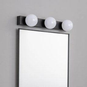 BRILAGI - SET 2x LED Aplică de perete pentru baie HOLLYWOOD 3xLED/3W/230V 39 cm IP44 negru