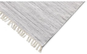 Covor de exterior din plastic reciclat Universal Liso, 140 x 200 cm, gri