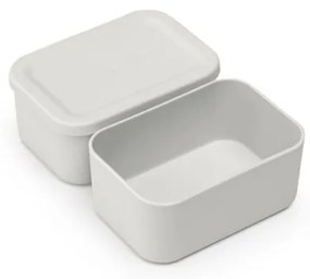 Cutie pentru alimente Brabantia Make&Take 1006292, 2 L, Cu separatoare, Inchidere etansa, Fara BPA, Gri deschis