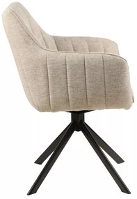 Scaun rotativ Azalia bej deschis/negru Brego31