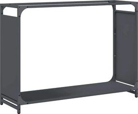 vidaXL Suport pentru lemne de foc Antracit Oțel laminat la rece