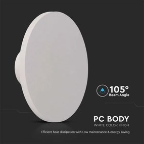 Aplică LED de exterior LED/12W/230V 4000K IP65 alb