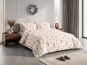 Lenjerie de pat din policoton HOLLY BOWS POLY colorata Dimensiune lenjerie de pat: 70 x 90 cm | 140 x 200 cm
