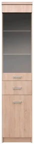 Vitrină Topta Typ 32 1D1W1S (Stejar sonoma). 1075492