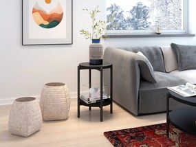Măsuță de cafea D 02 Billy (Negru + Negru mat). 1070101