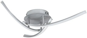 Plafoniera LED design modern Tatjana argintiu 47cm