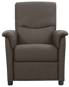 338910 vidaXL Fotoliu de masaj, maro, material textil