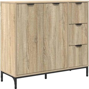 vidaXL Bufet cu sertar Stejar Sonoma 89,5 x 33 x 82 cm Lemn compozit