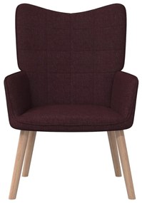 327929 vidaXL Scaun de relaxare, violet, material textil