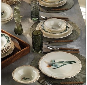 Set de masă 18 piese multicolor/porțelan