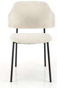 Scaun de bucaterie Lutero, crem