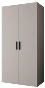 Dulap de haine 100 cm Borry 1 (Cașmir + Negru). 1125753