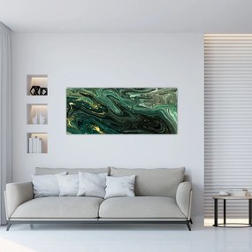 Tablou - Marmură verde (120x50 cm)