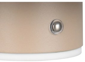 Aplică de perete bej LED cu USB Davey – Trio