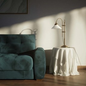 Lampa de masa stil clasic italian din alama Fiordo