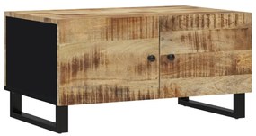 350636 vidaXL Măsuță de cafea, 80x50x40 cm, lemn masiv mango/lemn prelucrat