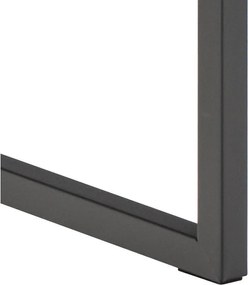 Masă consolă neagră cu aspect de lemn de frasin 40x140 cm Darlington – Actona