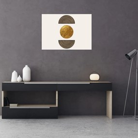 Tablou - Ornament de aur N⁰1 (70x50 cm)