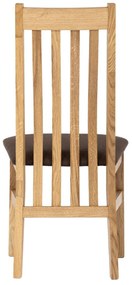Scaun sufragerie Cardenal (stejar + maro). 1120379