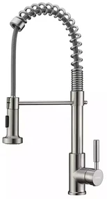 Baterie bucatarie profesionala satinata perlator 2 functii