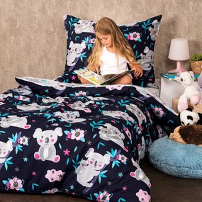 Lenjerie de pat din bumbac 4Home Koala friend, 140 x 200 cm, 70 x 90 cm