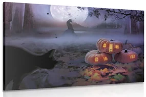 Tablou dovleci într-o pădure misterioasă