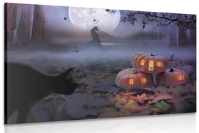 Tablou dovleci într-o pădure misterioasă