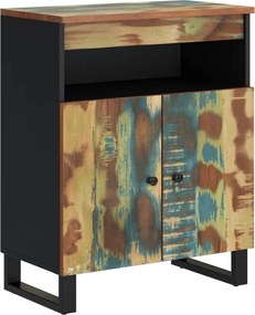 vidaXL Servantă cu 2 uși, 60x33x75 cm, lemn masiv recuperat