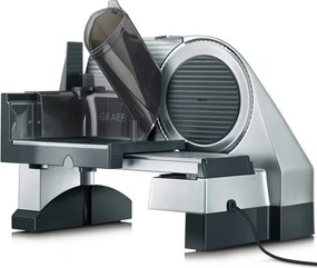 Masina de feliat mezeluri si alte alimente Graef SKS500, 170 W, Lama de 170 mm, Otel inoxidabil, Mecanisme de protectie, Argintiu