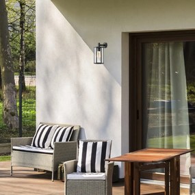 Aplica pentru iluminat exterior design modern IP44 DUBROVNIK negru mat
