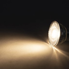 Set de 5 becuri LED GU10 cu 3 trepte de intensitate reglabile 6W 260 lm 2700K