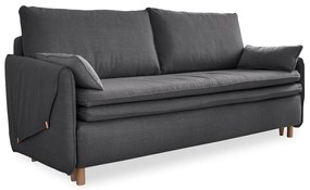 Canapea gri închis extensibilă 207 cm Simon – Miuform