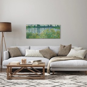 Tablou - Claude Monet, Banks of the Seine, reproducere (120x50 cm)