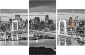 Tablou - Orașul mare cu turnul galben (90x60 cm)