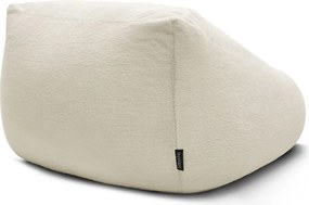 Fotoliu bean bag crem cu tapițerie din blană artificială Lilibet – Bobochic Paris
