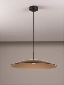 Lustra LED design modern POLIFEMO maro, 60cm