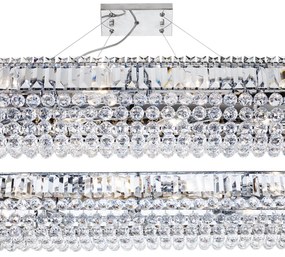 Candelabru XXL cristal design LUX Vesuvius 26L 8382CC SRT