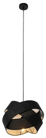 Lampă modernă suspendată neagră - Cloth