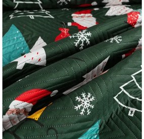 Cuvertura de pat SANTA WINK, verde inchis Dimensiune: 220 x 240 cm