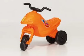 Motocicleta copii cu trei roti fara pedale mic culoarea portocaliu