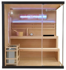 Vnútorná sauna Vantaa 175 so soľnými kameňmi