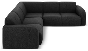 Colțar negru (cu colț variabil/în formă de ”L”) Molino – Micadoni Home