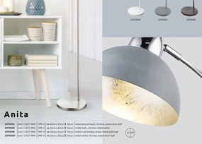 Lampadar / Lampa de podea design ruginiu rustic ANITA 24703SR GL