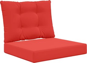 vidaXL Perna pentru canapea de exterior 2 pcs Roșu Poliester