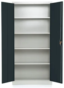Dulap metalic universal, 90 x 40 x 185 cm, inchidere cilindrica, antracit - ral 7016