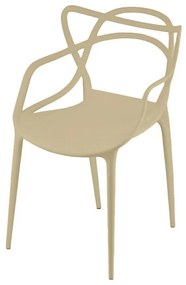 OFERTA Scaun plastic bej KATO Calitatea II