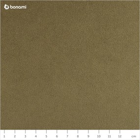 Taburet din catifea Milo Casa Santo, verde oliv